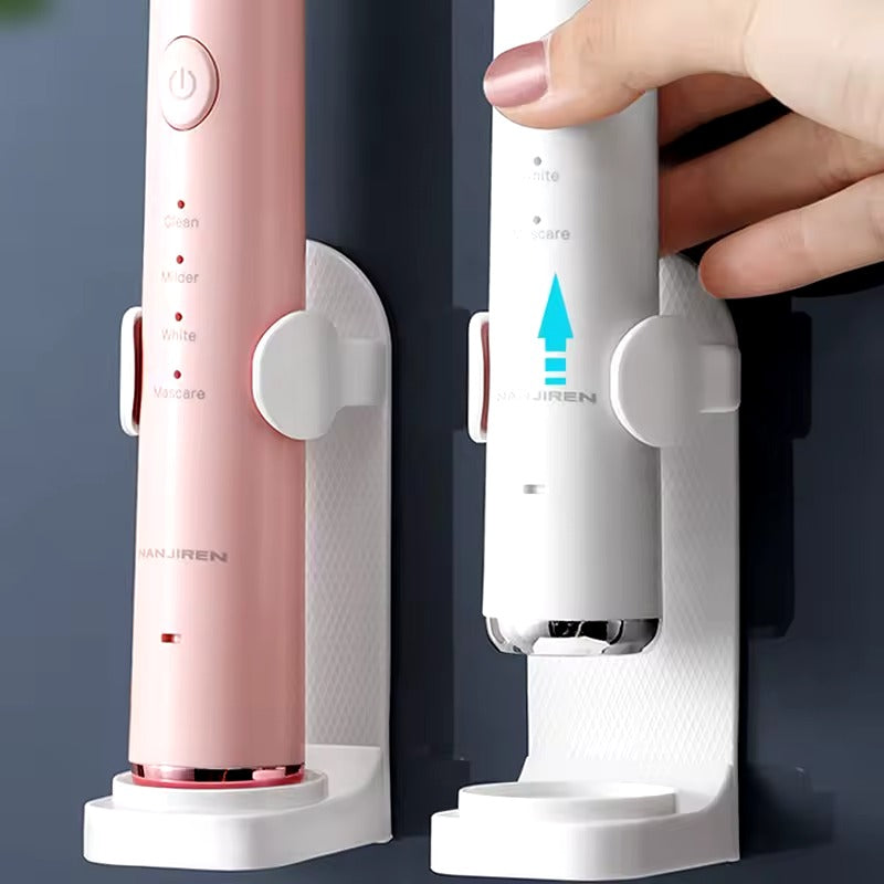 Adjustable Toothbrush Holder Electric Toothbrush Base Silicone Non-slip Wall Mount Brush Body Rack Adapt 99%