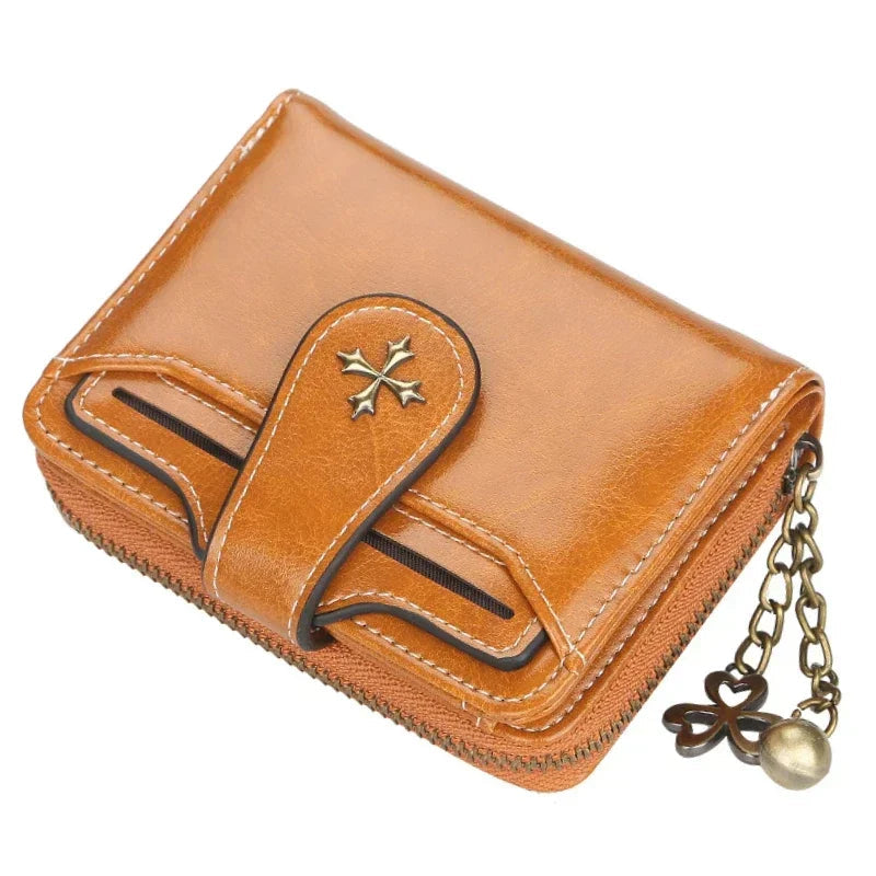 Women Wallets and Purses PU Leather Money Bag Female Short Hasp Purse Small Coin Card Holders Blue Red Clutch New Women Wallet